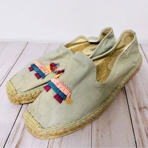 Soludos Platform Piñata Espadrilles Slip On Flat Shoes